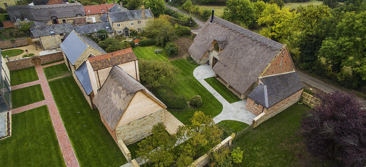 Birdseye Barn Wedding Venue View