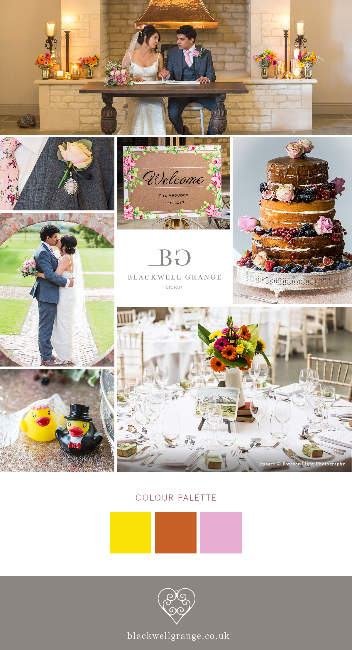 Alice and José's real life wedding at Blackwell Grange