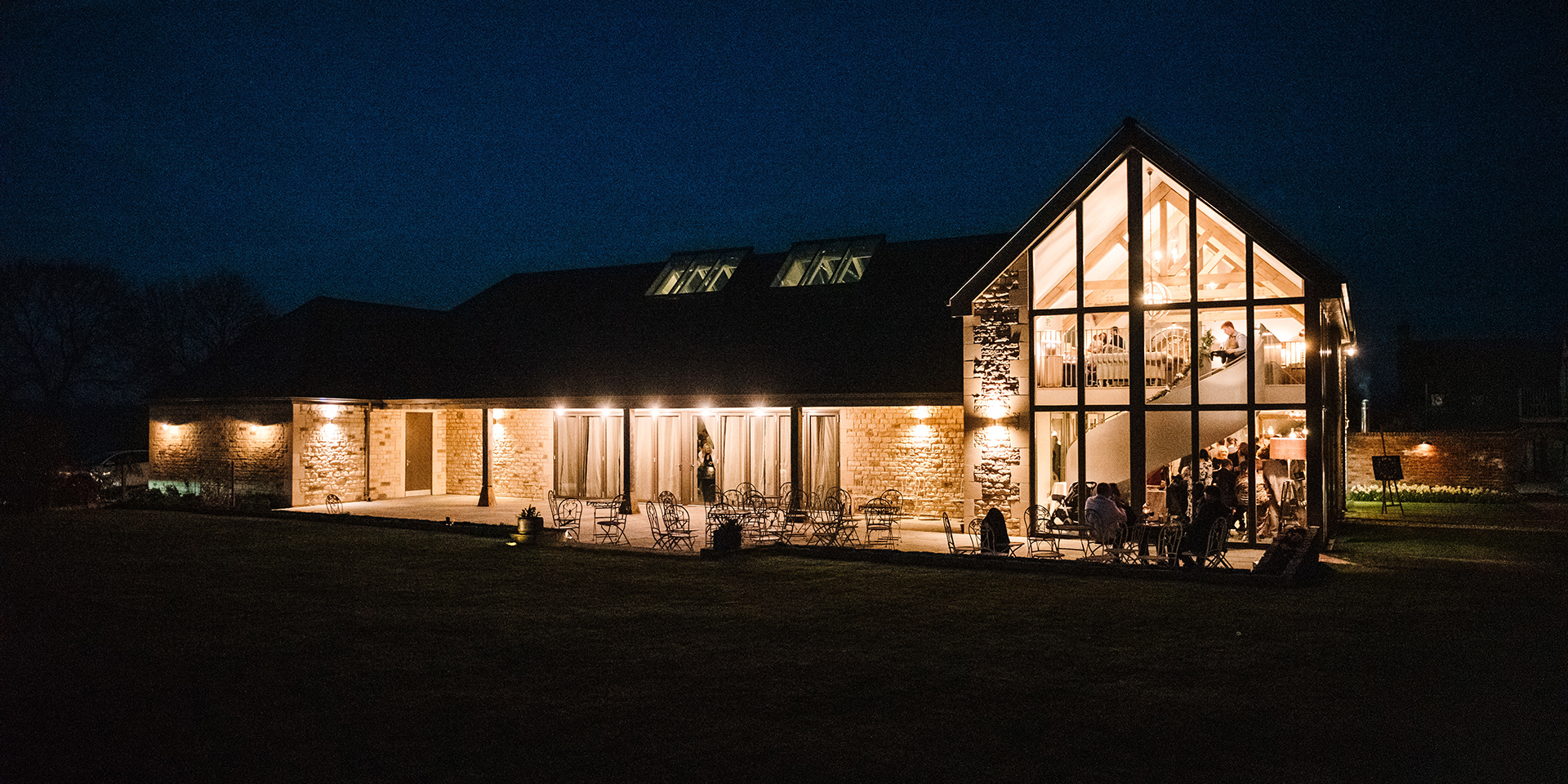 Blackwell Grange at night