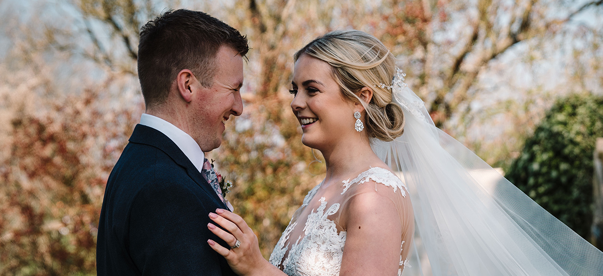 Molly and Harry celebrate their wedding day at Blackwell Grange