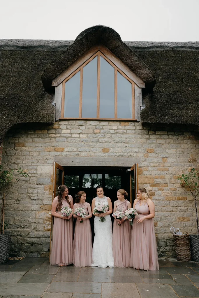 Blackwell Grange wedding venue bridesmaids