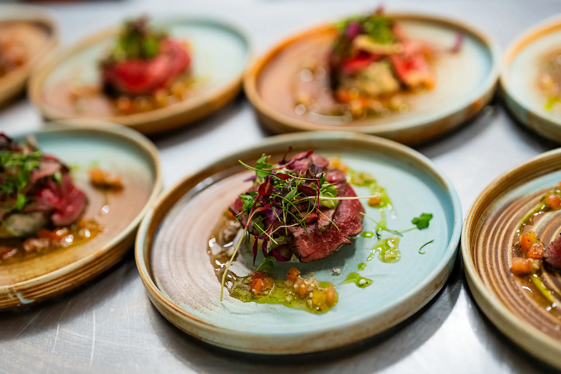 food drink starters pass fillet of beef summer
